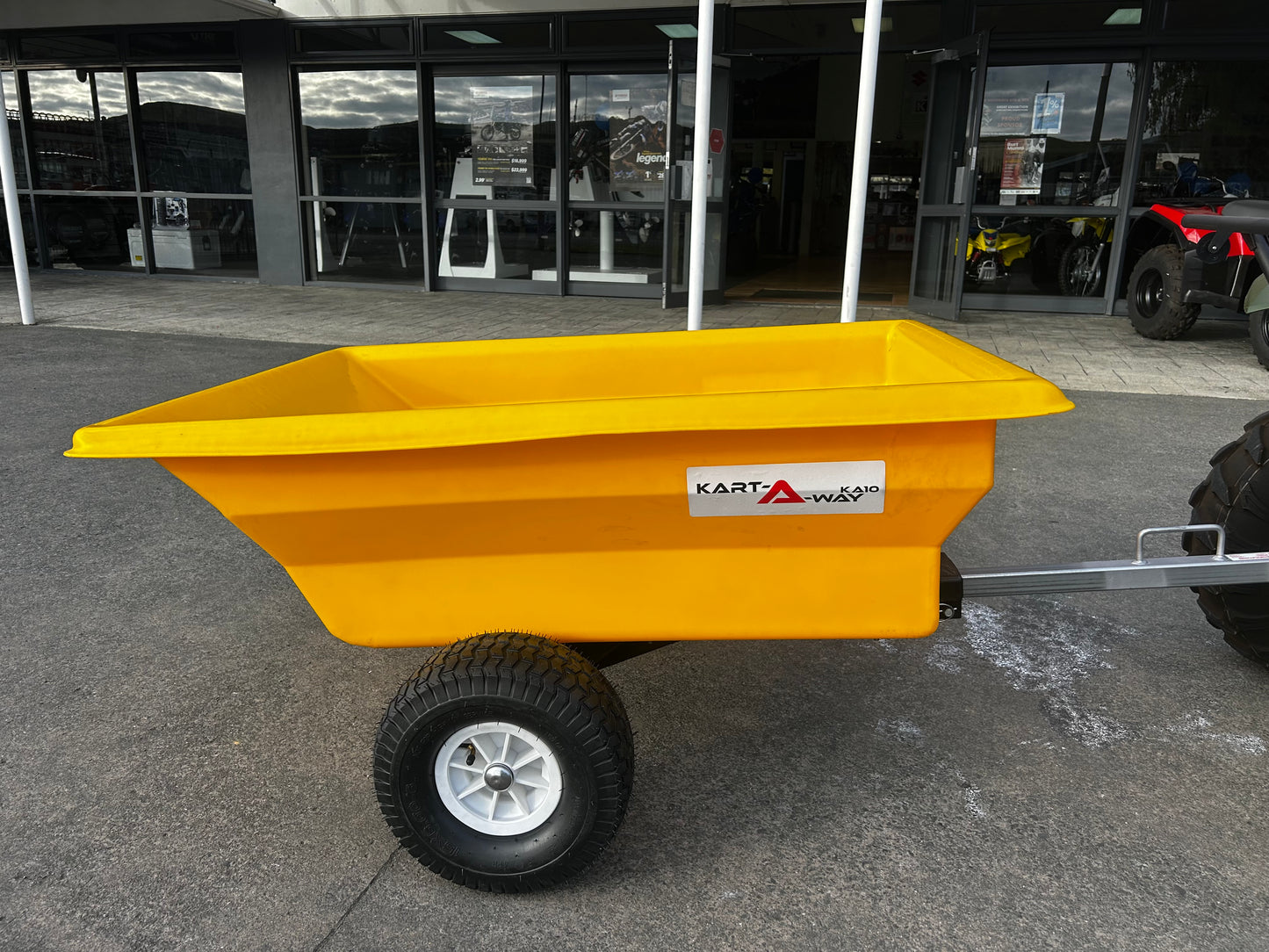 Kart-A-Way Clevis Tipping Garden Trailer