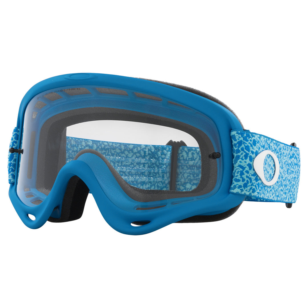 O-Frame MX Goggle Blue Crackle w/Clear Lens