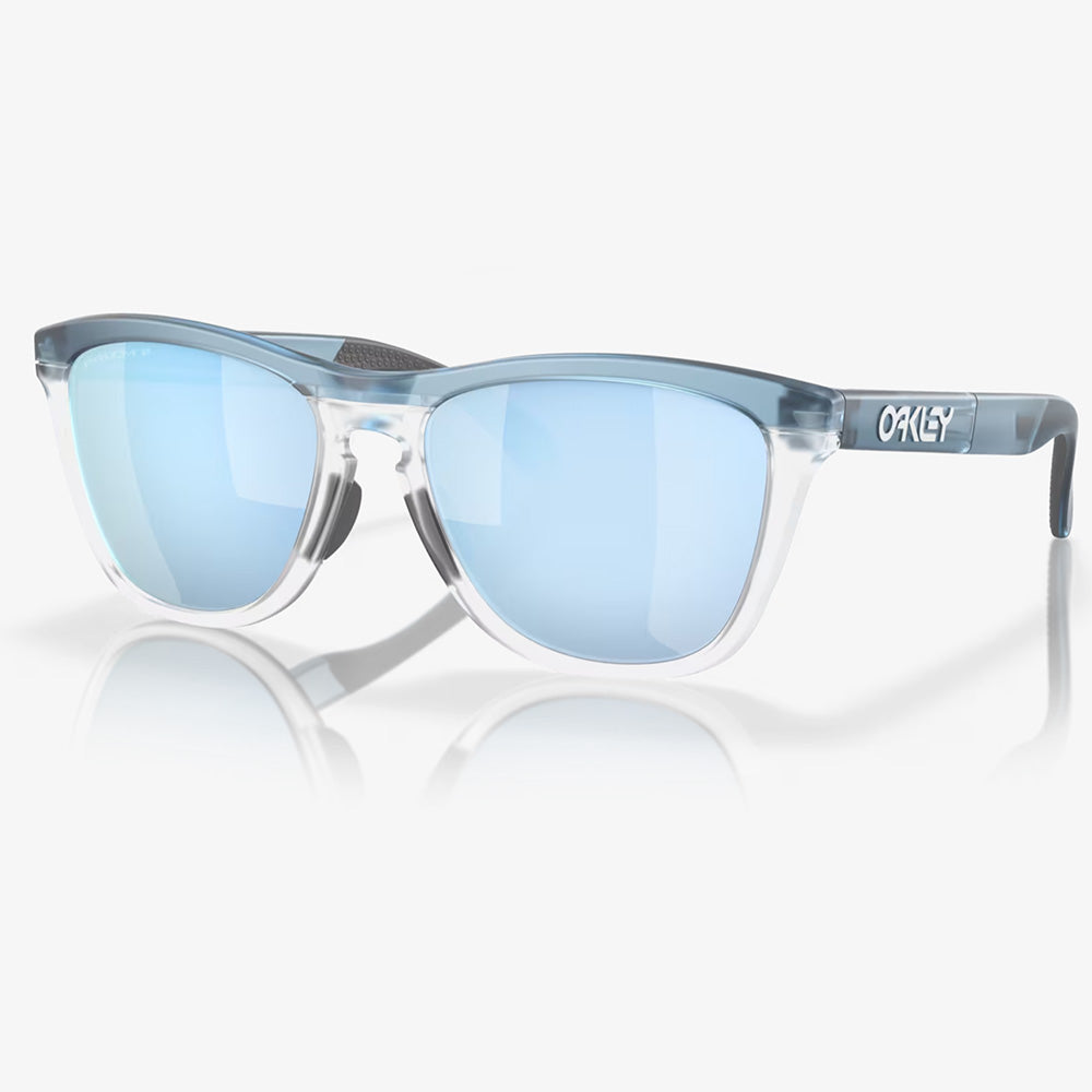 0OO9284A-0955 Frogskins Range (LBF) Sunglasses Matte Stonewash Frame with PRIZM Deep Water Polarized Lens