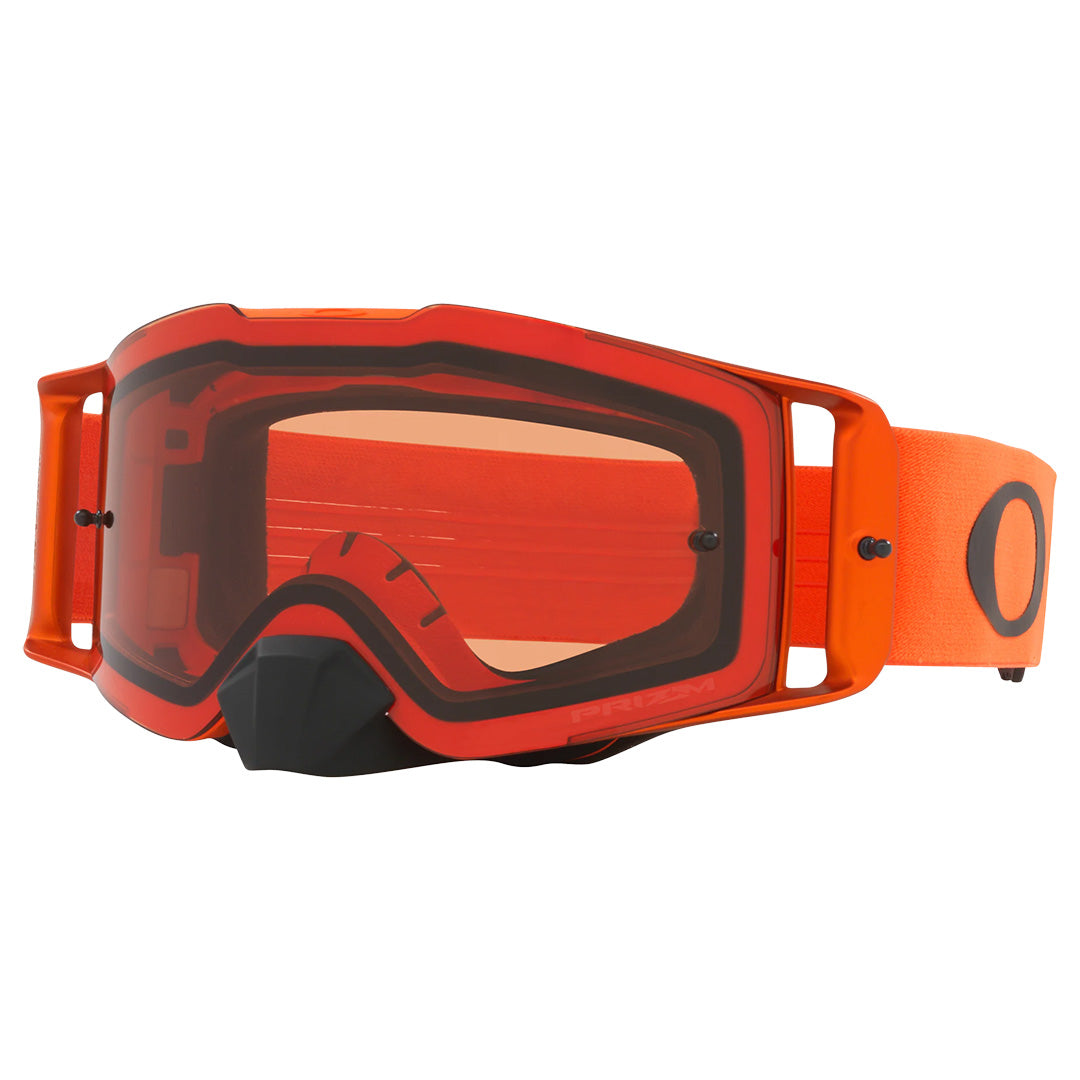 Front Line MX Goggle Moto Orange w PRIZM MX Bronze