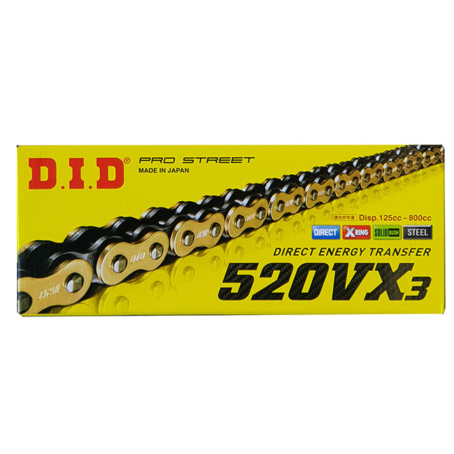 DID Chain 520/525/530 VX3 Steel