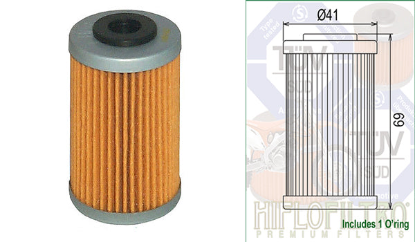 HiFlo HF655 Oil Filter