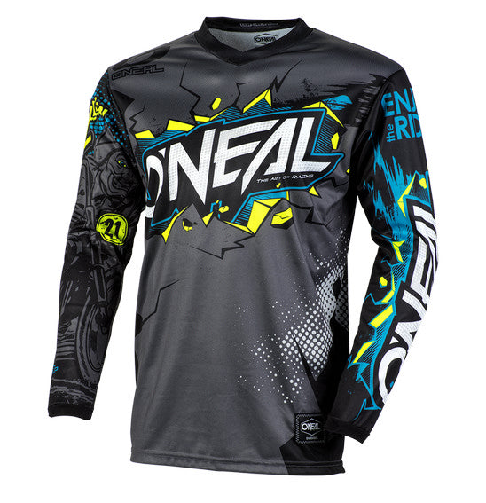 O'Neal ELEMENT Villain Jersey - Grey